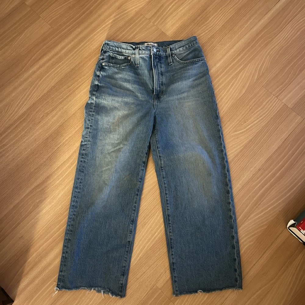 Madewell- The perfect vintage wide leg crop jean